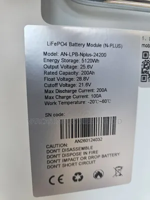 Anern 5kw by 24v Lithium Iron Battery