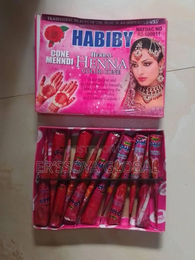 Red Henna Cones