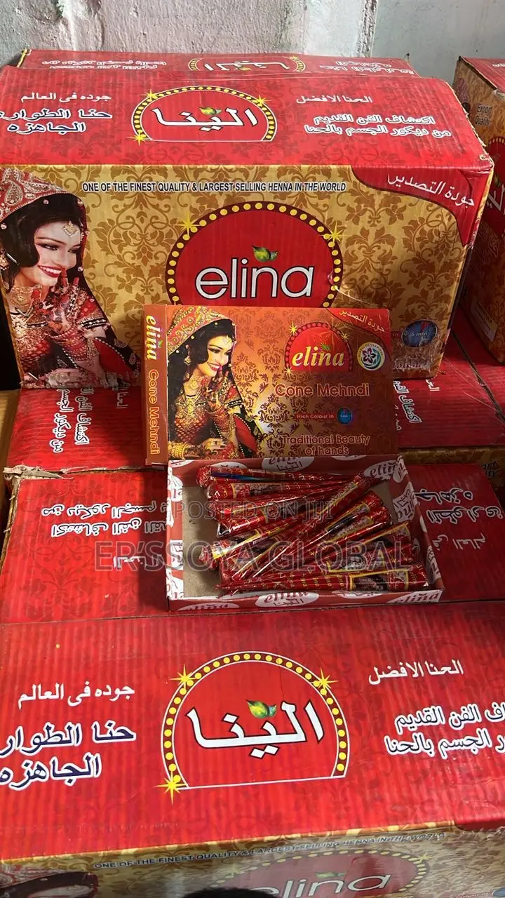 Red Henna Cones