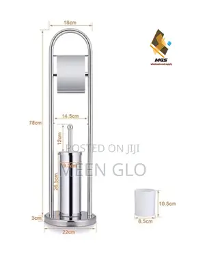 Toilet Brush and Tissue Holder