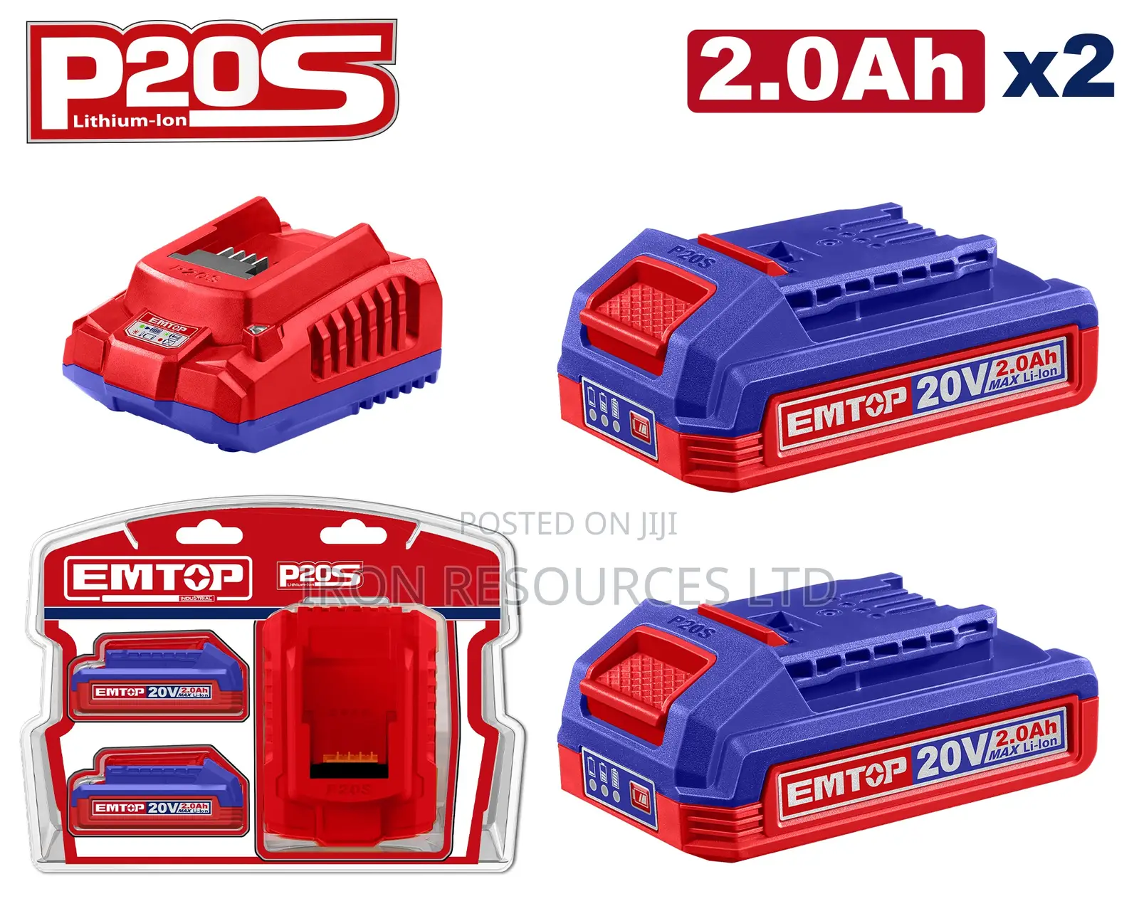 P20s Lithium-Ion Battery and Charger Kit