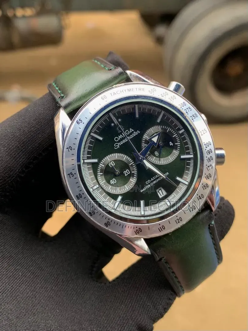 Omega Leather Wristwatch