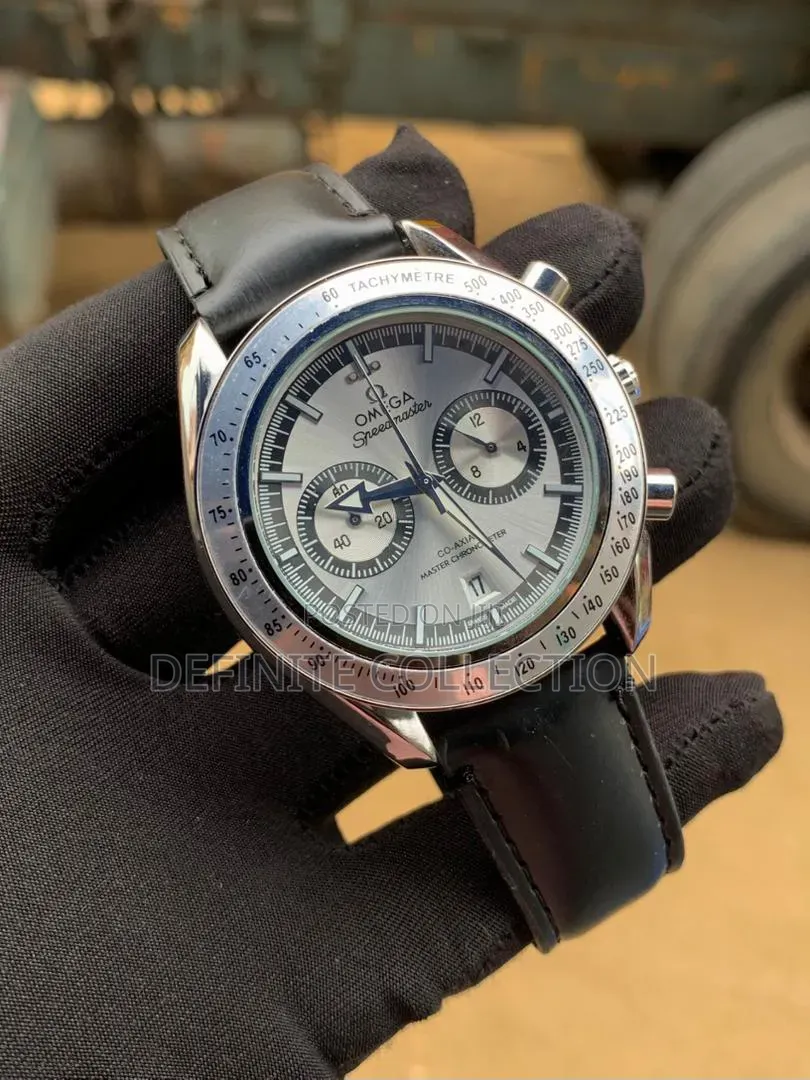 Omega Leather Wristwatch
