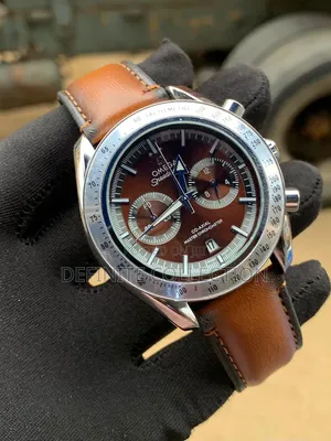 Omega Leather Wristwatch