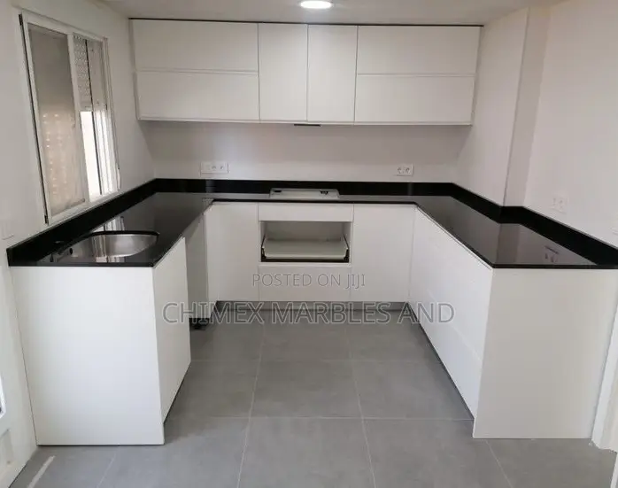 Premium Granite/Marble Kitchen Installation – Clean Finish