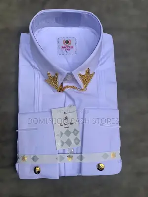Designer White Saturia Shirt