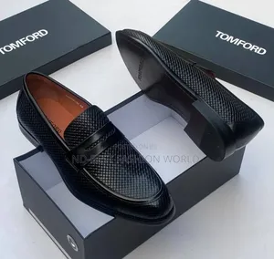 Brown Leather Flat Shoes