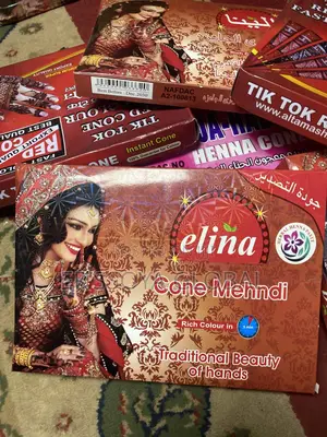 Red Henna Cones
