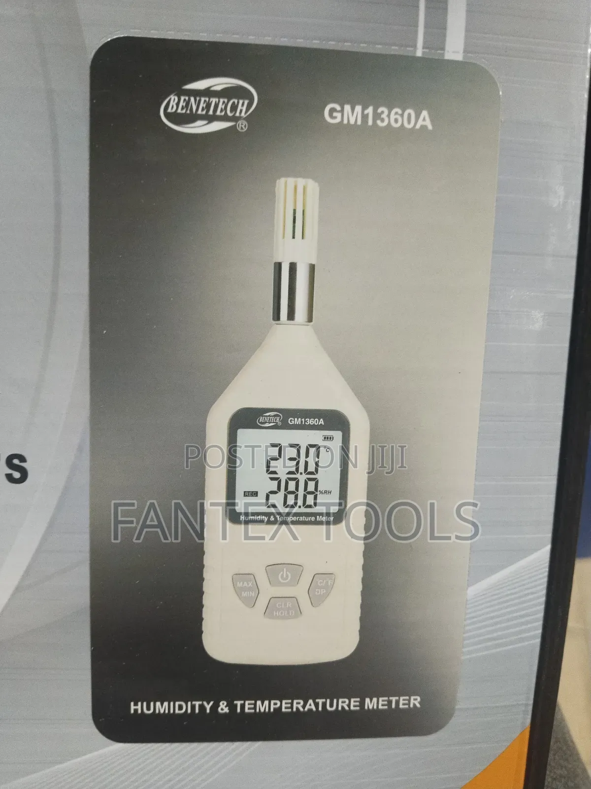 Humidity and Temperature Meter.