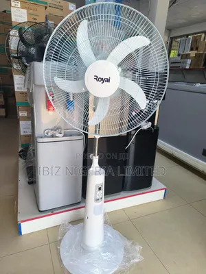 Royal 18" Rechargeable Fan (White)
