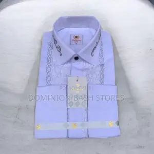Designer White Saturia Shirt