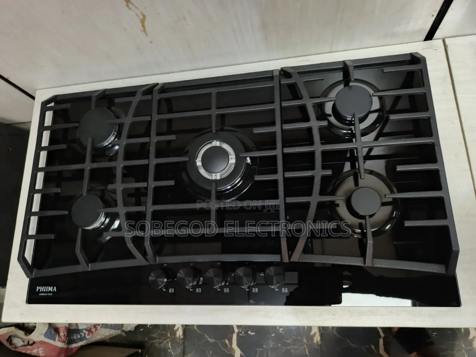 Original Phiima German Technology Built-in 5 Burners Automatic Gas Hob