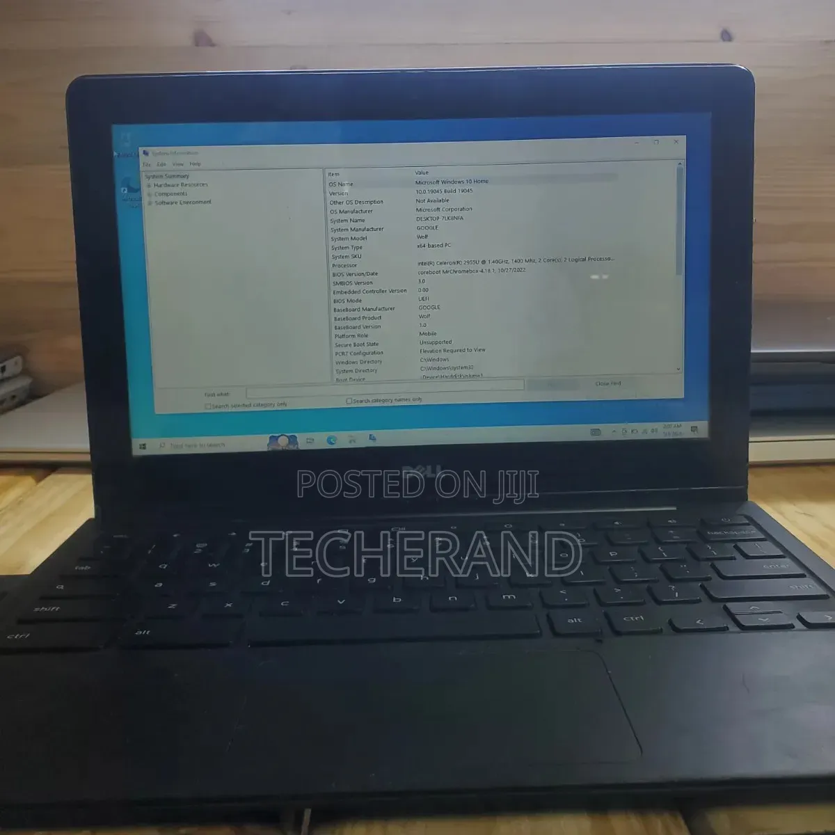 Laptop Dell Chromebook 11 4GB Intel Celeron SSD 16 GB