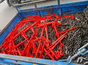 5/16”, 3/8”, 1/2”, 5/8” Steel Chains And Ratchet Binders Available
