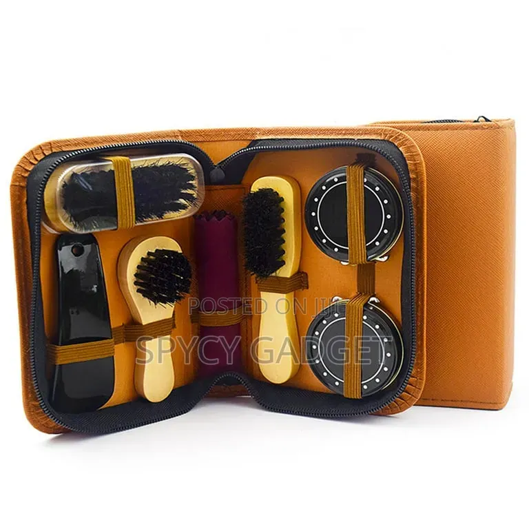 Portable Shoe Polish Set