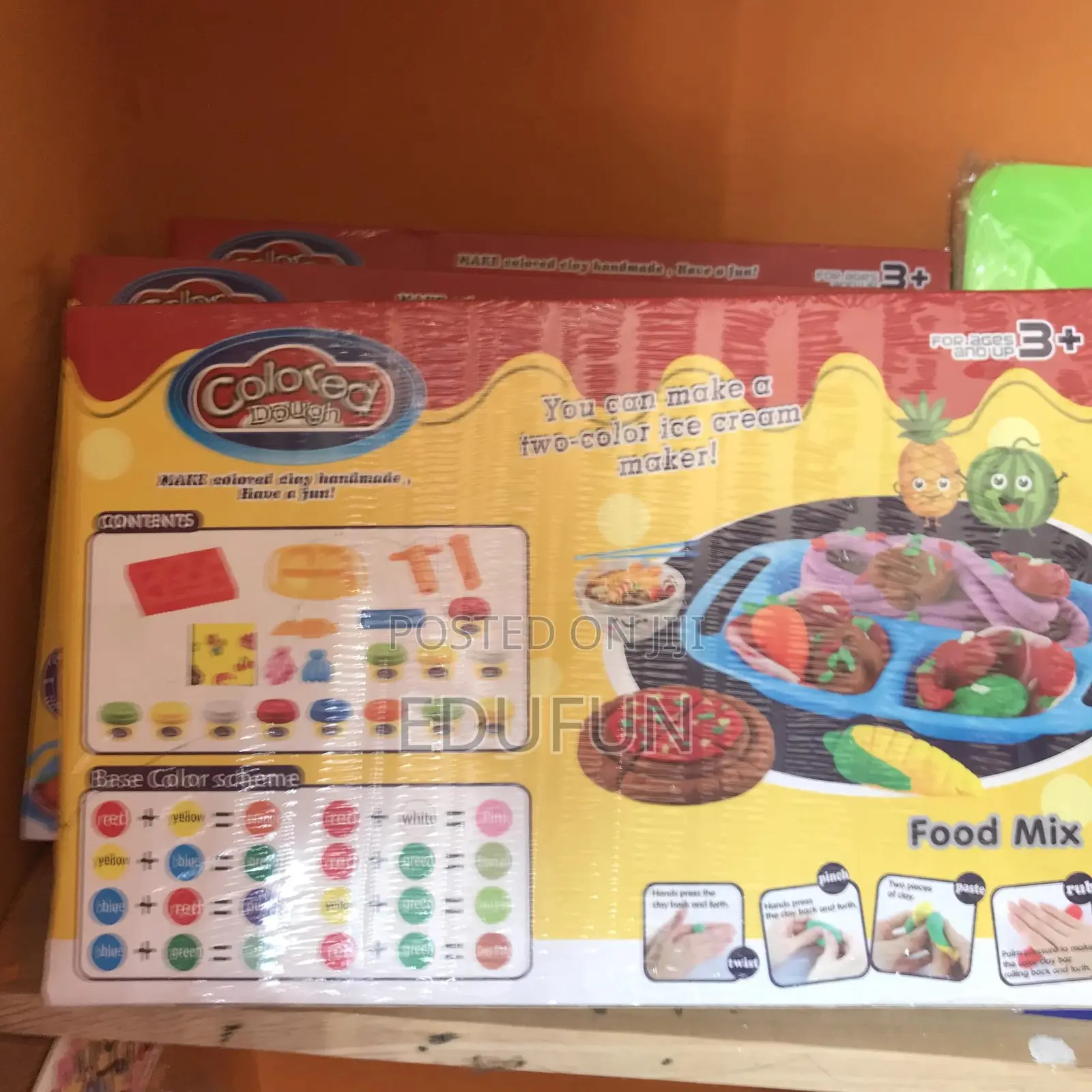 Colour Play Dough With Accessories