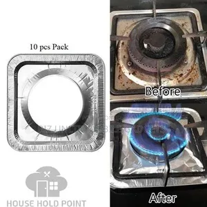 Disposable Aluminium Gas Burner Cover