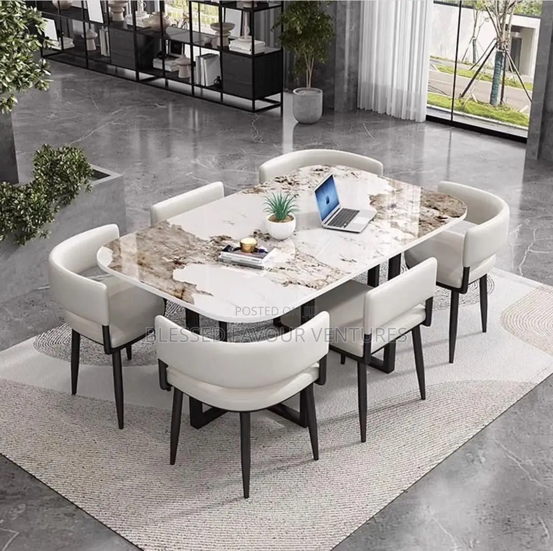 High Quality Imported Dining Set With 6 Chairs Available for Pick Up