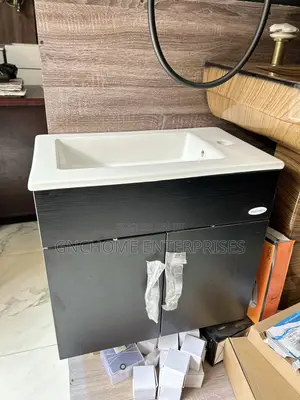 Hanging Cabinet Black 55/33cm