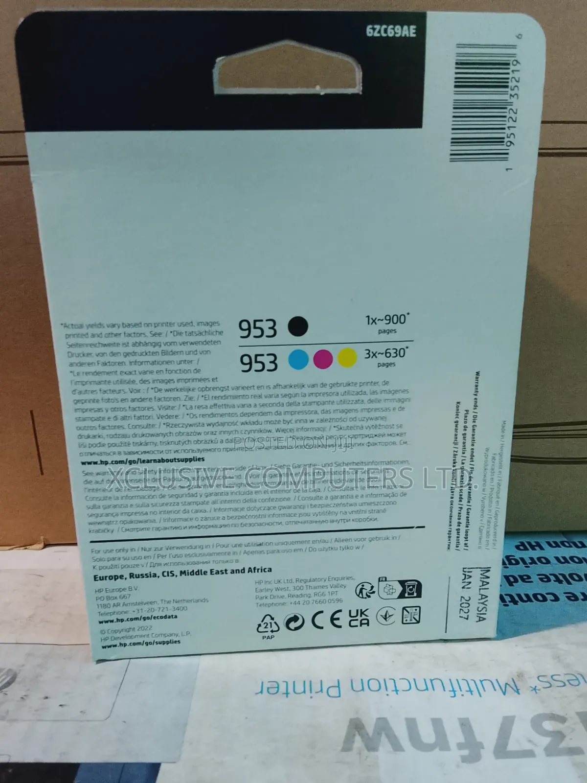 Hp Inkjet 953 Combo