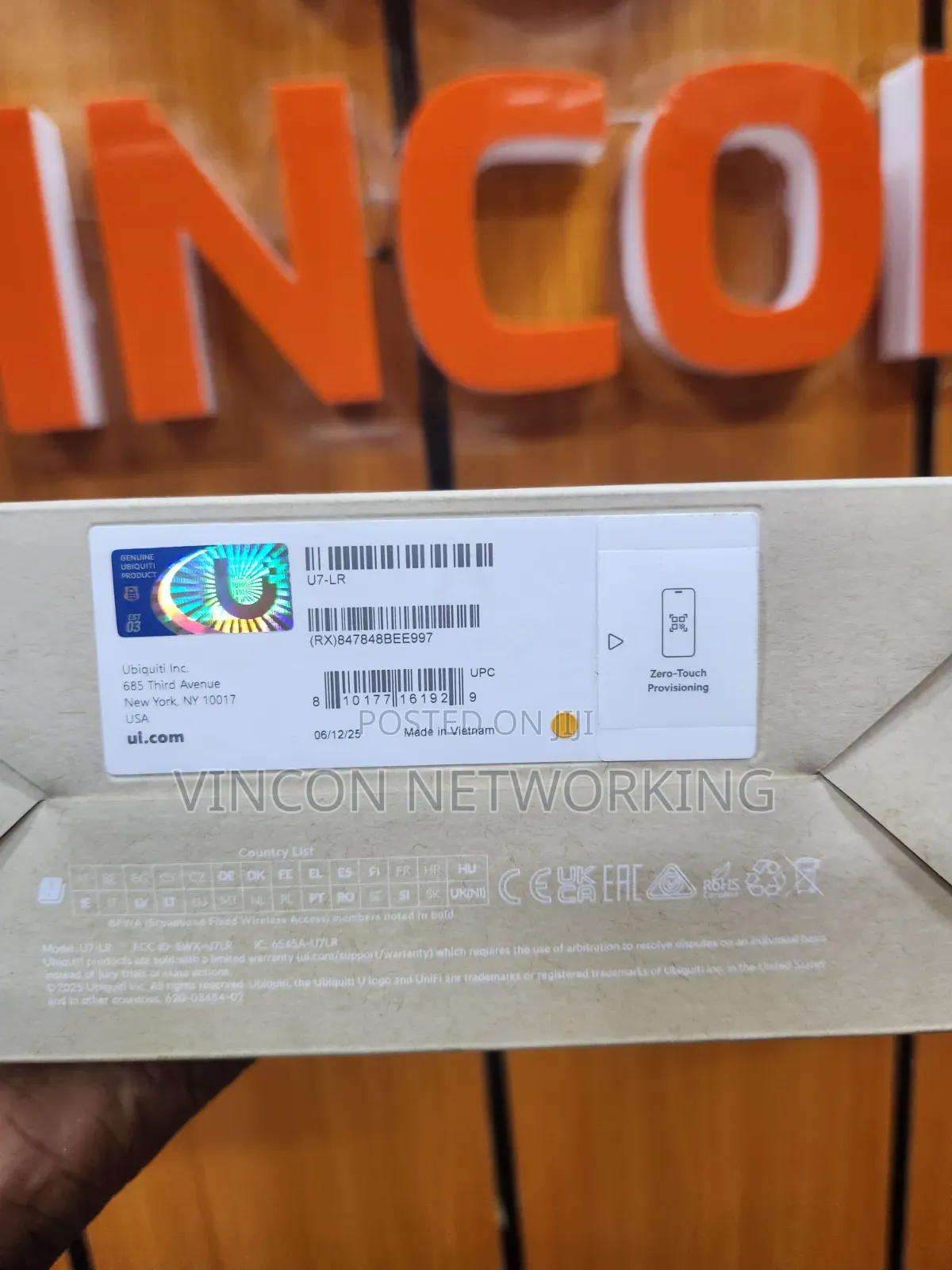 Unifi U7 Lr Long Range