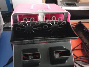 Pink and Black Industrial Bubble Machine for Events