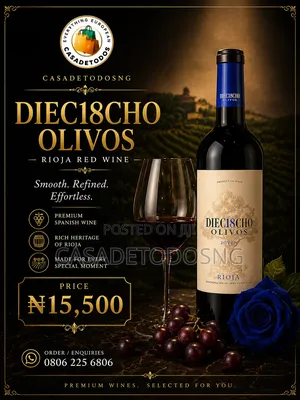 Diec18cho Olivos Premium Red Wine 75cl