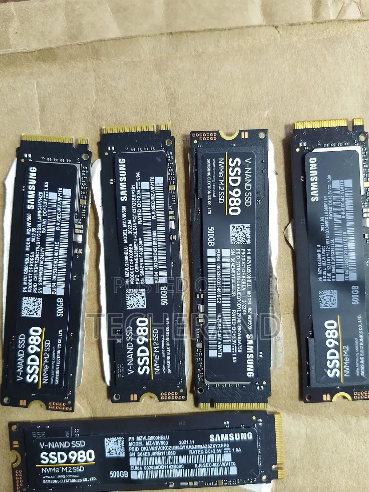 Samsung 500gb Nvme M.2 Sata SSD Long Single Cut 2280