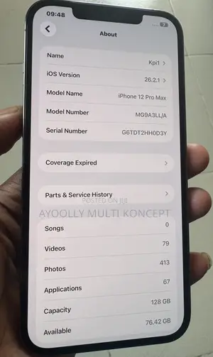 Apple iPhone 12 Pro Max 128 GB Bronze
