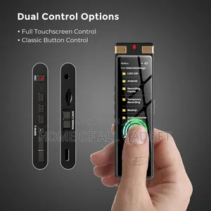 Digital Voice Recorder Featuring a Full Touchscreen,