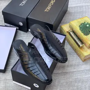 Original Tom Ford Linen Leather Half Shoes