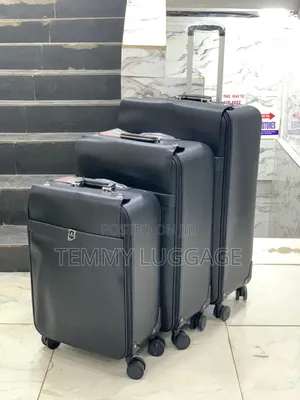 Leather Traveling Luggage Boxes