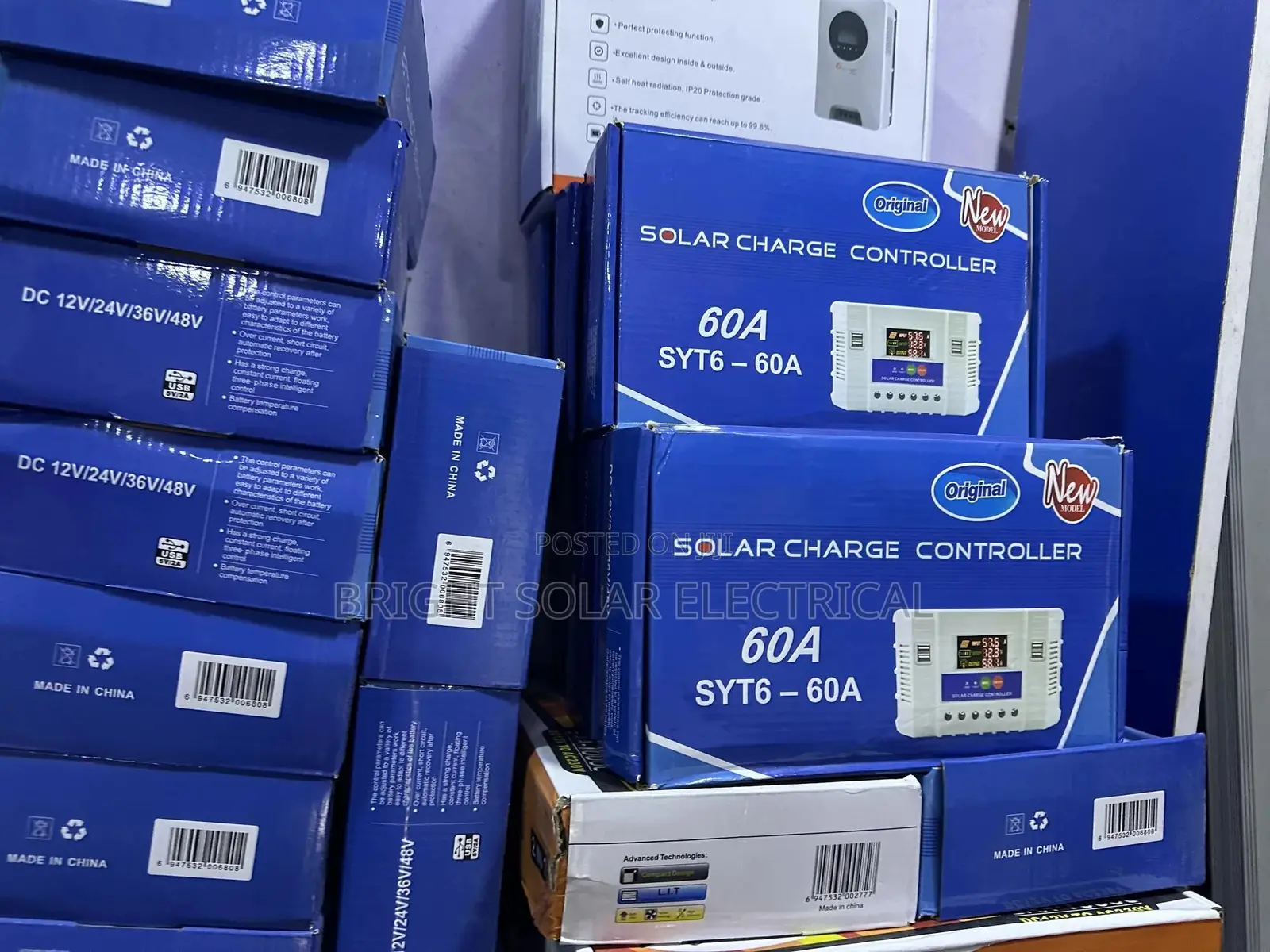 Pwm Solar Charge Controller 60ah Available In Stock