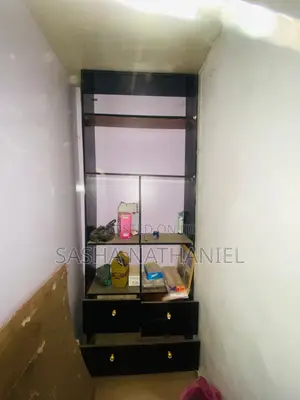 Open Shelf Wardrobe Wit Two Drawers