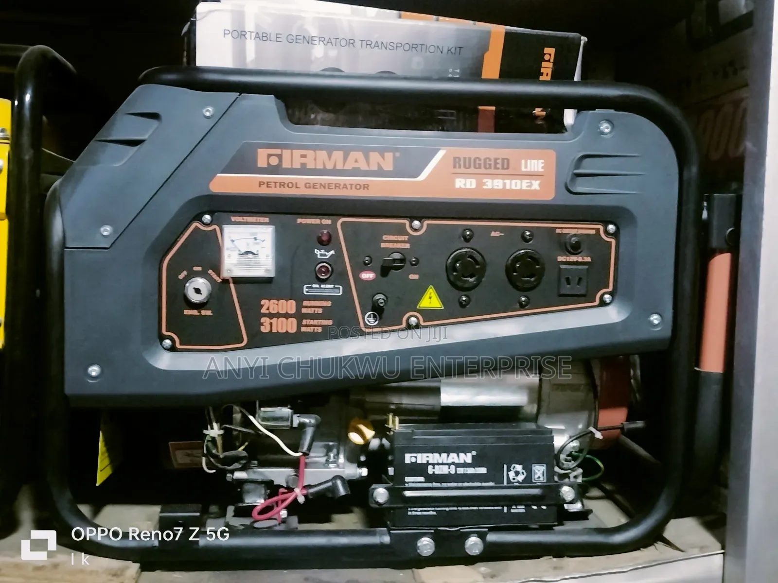 Firman Rugged Rd3910ex 3.1kva