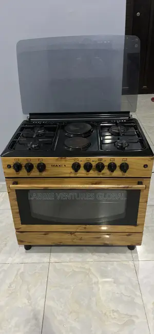 Maxi Wood 6 Face Gas and Electric Cooker (4 Burner 2 Electric