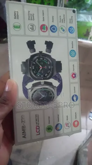 Smart Watch With in-Built Earbuds Z19