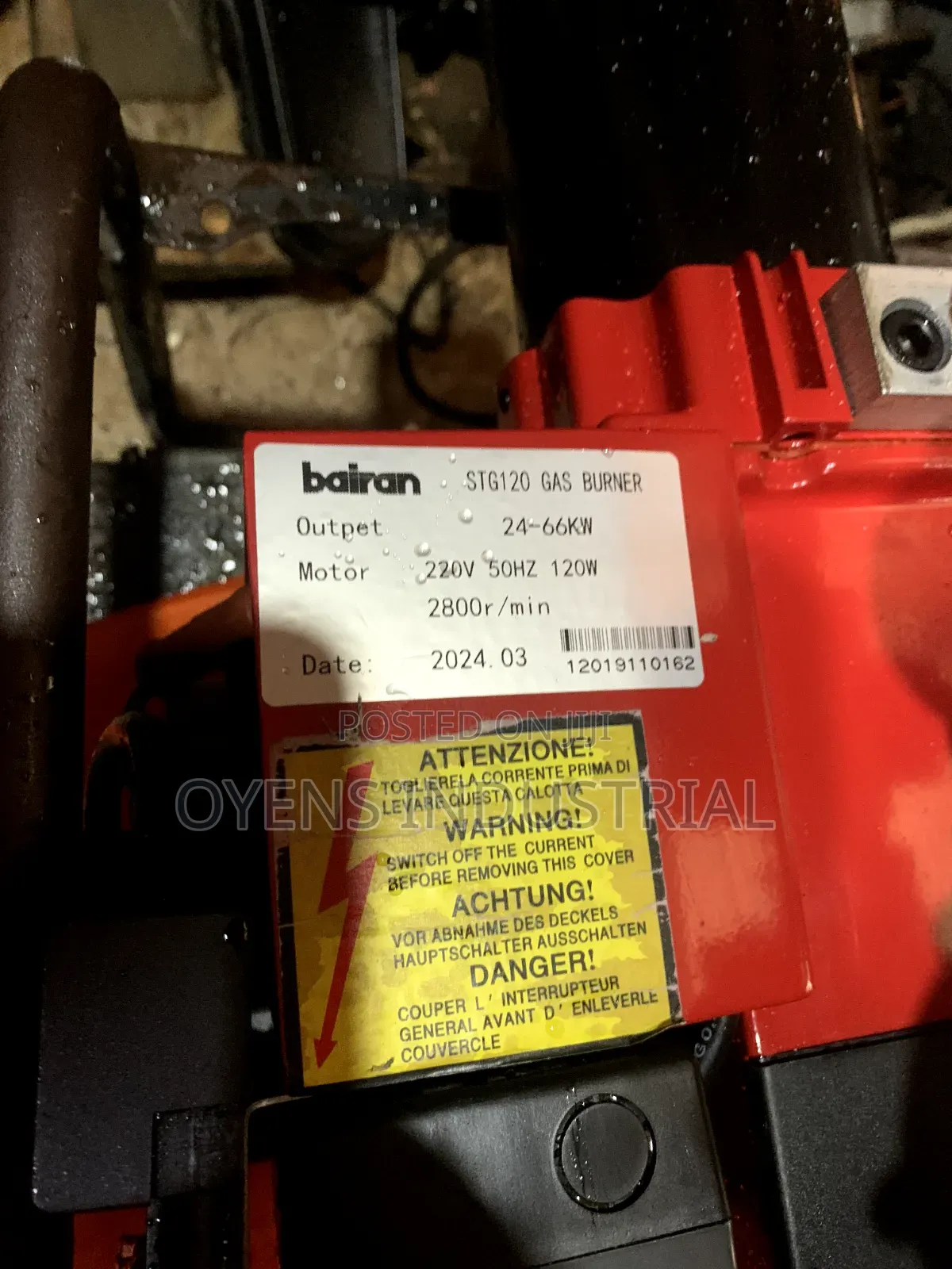 Stg120 Gas Burner