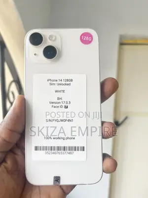 New Apple iPhone 14 128 GB White