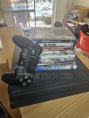 Playstation 4 Pro With 8 Games