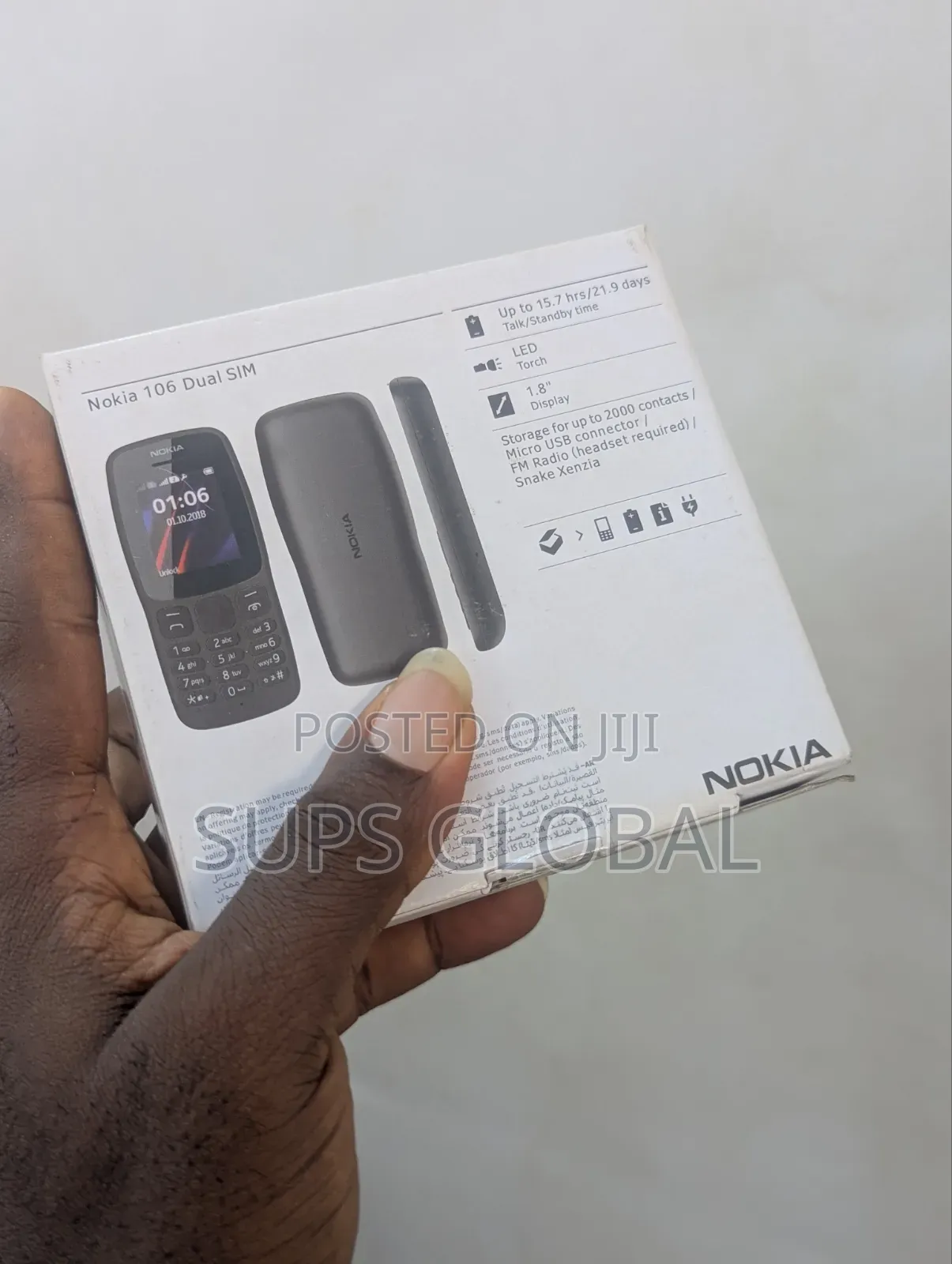 New Nokia 106 Black