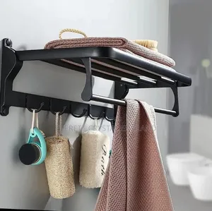 Matt Black Towel Multiple Towel Rail