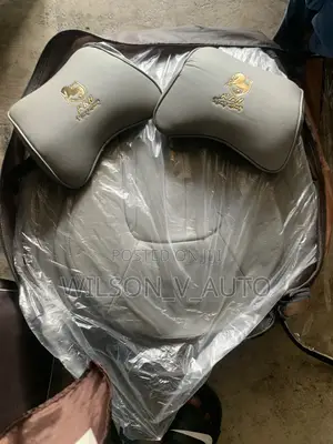 Premium 7-Seater "Gold Horse" Leather Seat Covers - Full 3-Row Set