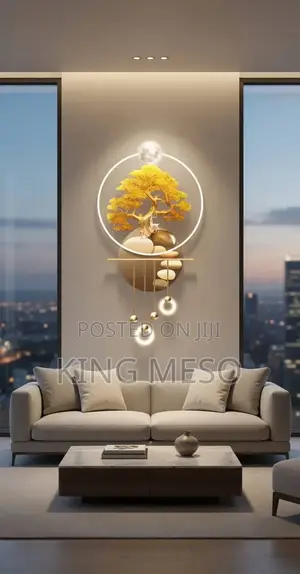 Wall Art With Remote Size : 60 by 120cm