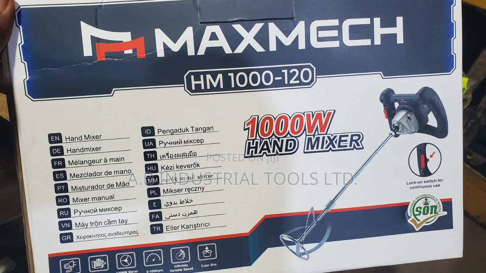 Hand Mixer 1000w