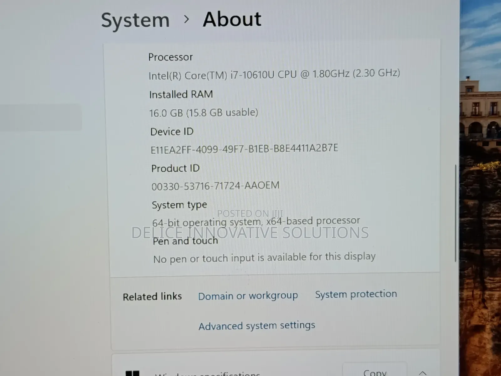 Laptop HP EliteBook 840 G7 16GB Intel Core i7 SSD 512GB