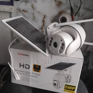 Intelligent Solar Power PTZ Camera Wi-Fi 5mp Ultrahd
