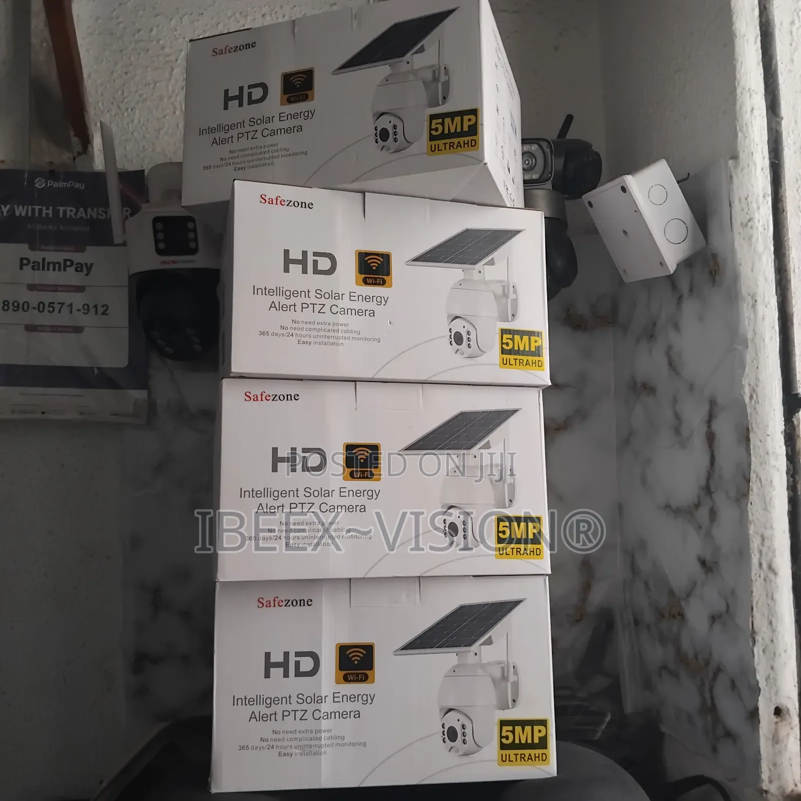 Intelligent Solar Power PTZ Camera Wi-Fi 5mp Ultrahd