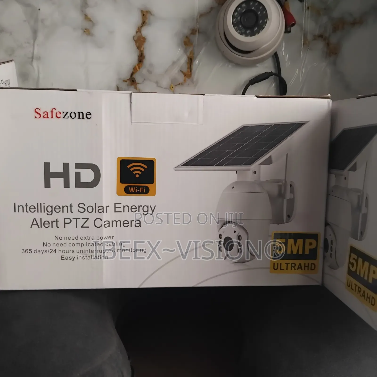 Intelligent Solar Power PTZ Camera Wi-Fi 5mp Ultrahd