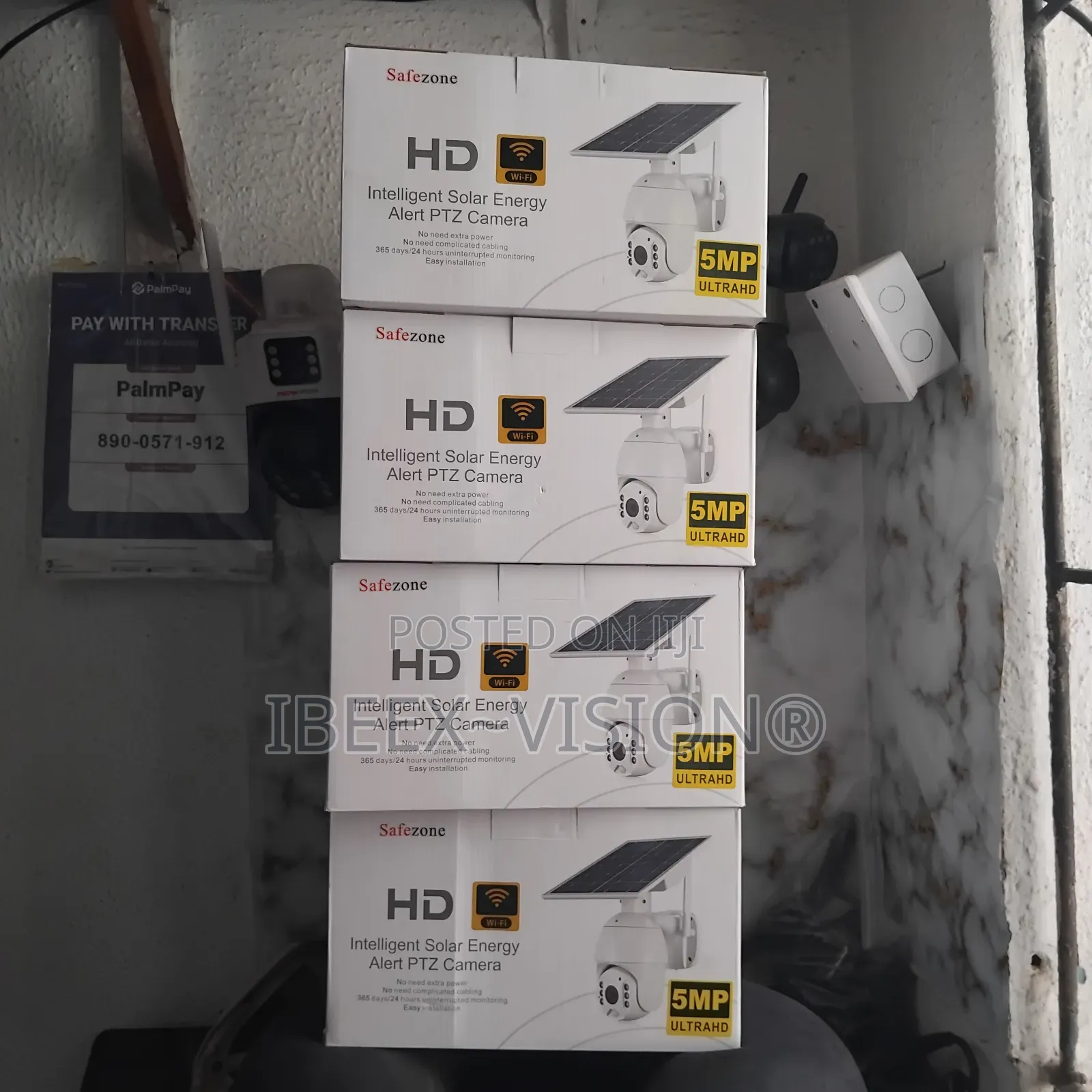 Intelligent Solar Power PTZ Camera Wi-Fi 5mp Ultrahd